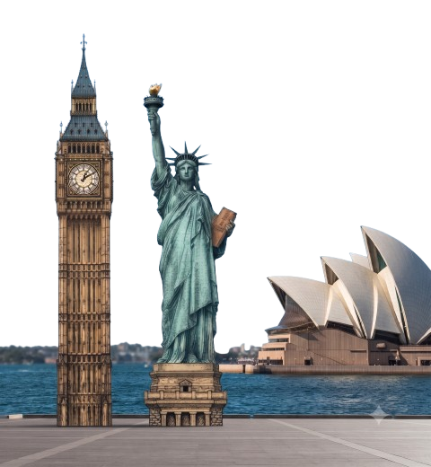 Big Ben Sketch Backdrop
