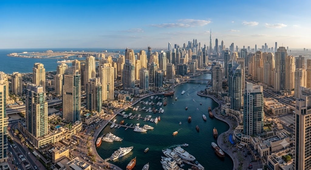 Dubai Marina Skyline