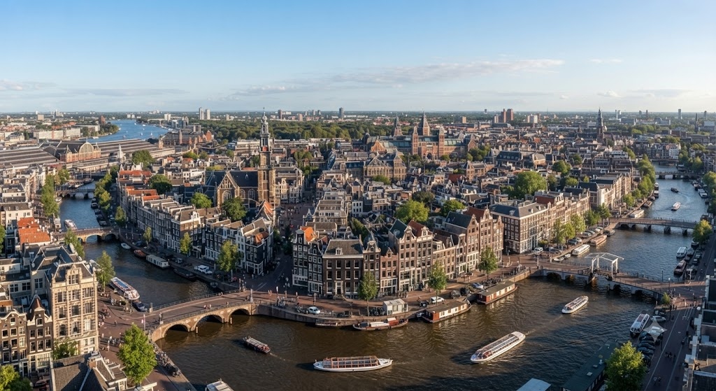 Study in the Netherlands - Amsterdam Skyline