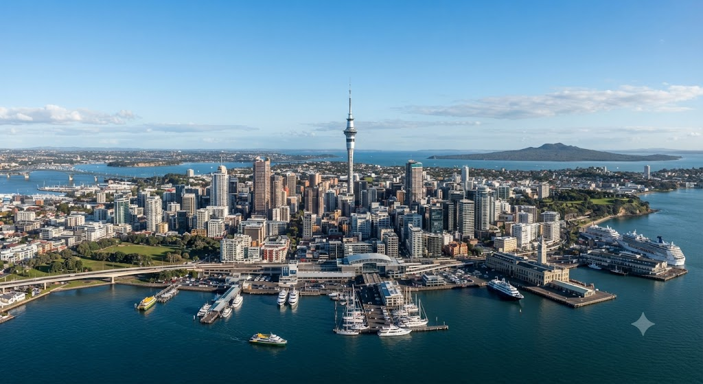 New Zealand Auckland Landmarks